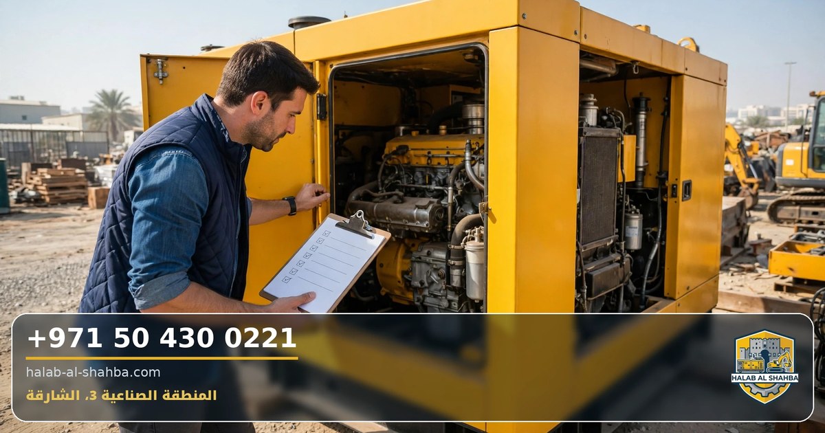 فحص المولد قبل الشراء: قائمة نقاط تاخدها للساحة